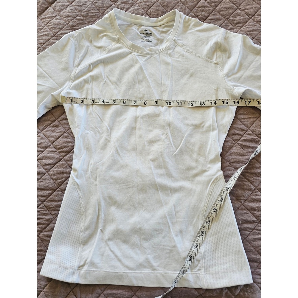 Tommy Copper Postural Support White T-Shirt sz M - Picture 5 of 8